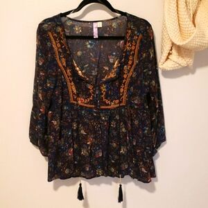 Alya Peasant Top